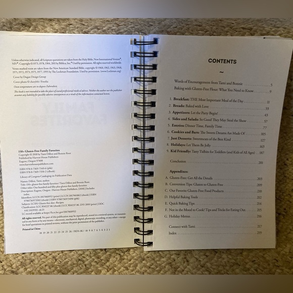 Book (Paperback): 150+ Gluten Free Family Recipes by Tami Dillon and Bonnie Root - Picture 7 of 16
